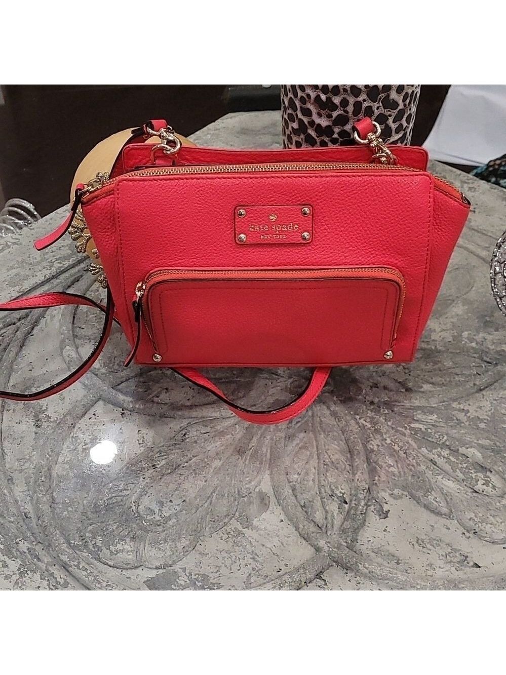𝅺kate Spade Crossbody Fancy Bag Purse